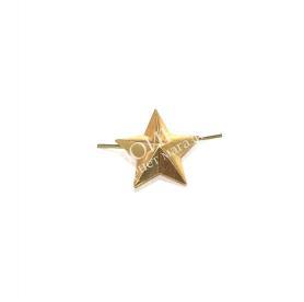 Звезда на погоны 20 мм золотистая (шт)