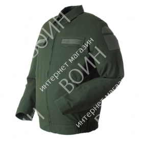 Куртка офисная оливкового цвета, ткань рип-стоп